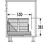 Система сортировки ALVEUS Bottom-Mount-S 40см, 2x24л 3616411 2