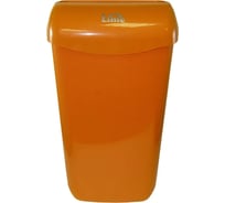 Корзина для мусора LIME 23 л, подвесная, с держателем мешка, оранжевая 974233