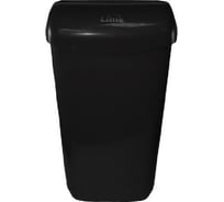 Корзина для мусора LIME 23 л, подвесная, с держателем мешка, черная 974232