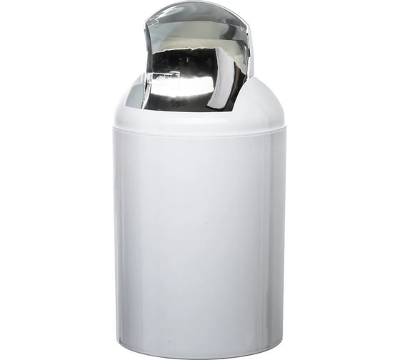Бак для мусора SWENSA 5 л круглый, белый, пластик SWB-090WHT-5
