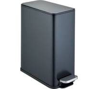 Педальное ведро River WW PAOLO BL 15L черный матовый 10000013419