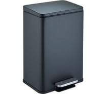 Педальное ведро River WW GOLF BL 6L черный матовый 10000013374