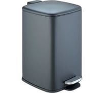 Педальное ведро River WW BERG BL 6L черный матовый 10000013397