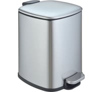Педальное ведро River WW BERG MT 6L матовая сталь 10000013396