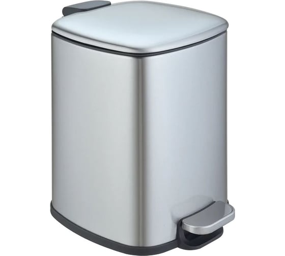 Педальное ведро River WW BERG MT 6L матовая сталь 10000013396 1