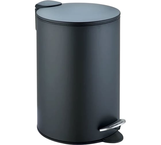 Педальное ведро River WW BETTA BL 5L черный матовый 10000013383 1