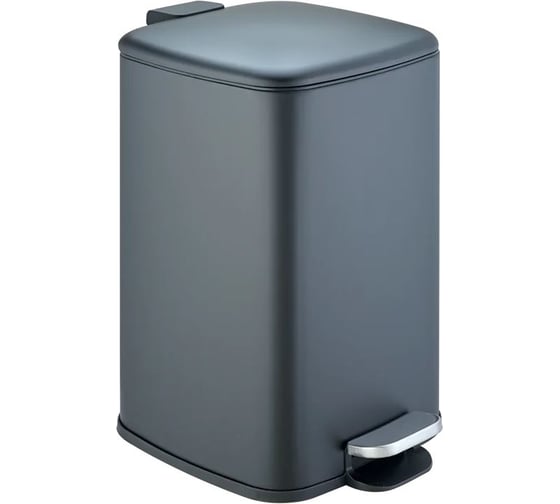 Педальное ведро River WW BERG BL 20L черный матовый 10000013424