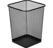 Корзина для мусора LUSCAN 17 л металл черная 1998855