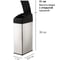 Сенсорное ведро для мусора TESLER STB-05 INOX 00000201064 2