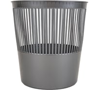 Корзина для бумаг INFORMAT 10 л, сетчатая, серый пластик WP10RG