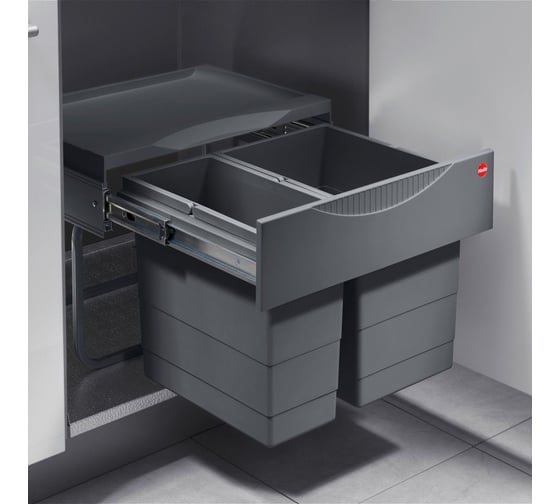Система выдвижная ALVEUS AS Raumspar Tandem S 50 см, 1x18л/1x12л , 3644901