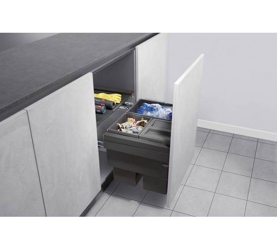 Система выдвижная ALVEUS Cargo Synchro 60 см, 1x28л/1x13л/1x13л с крышкой , 3608631