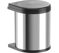 Ведро для мусора ALVEUS Mono навесное, круглое, нерж.сталь, 15 л. 3515031