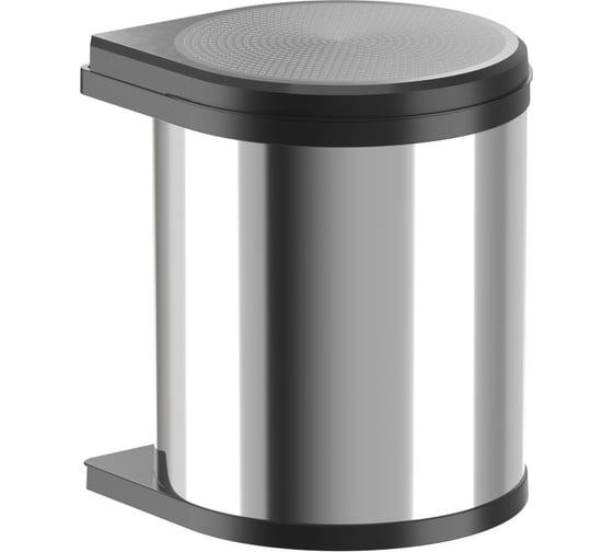 Ведро для мусора ALVEUS Mono навесное, круглое, нерж.сталь, 15 л. 3515031