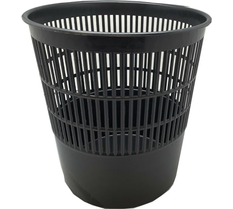 Корзина сетчатая для мусора Осколпласт 14 л, цвет-черный, 409803