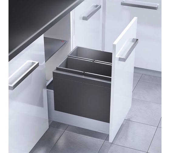 Система сортировки ALVEUS AS Triple 45 45 см, 2x18л Hailo 3631491