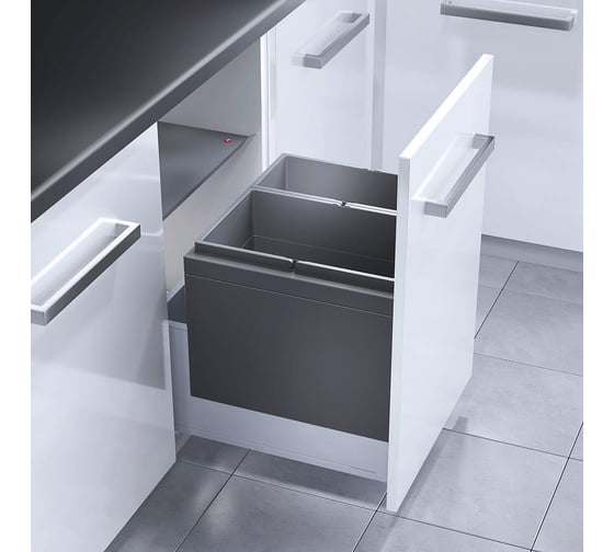 Система сортировки ALVEUS AS Triple 50 50 см, 1x18л/1x28л Hailo, 3631581