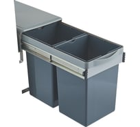 Выдвижная система утилизации Mebax передняя панель, шар.направл. (PP/ABS пластик) модуль 300мм, 350х250х450 00-00003310