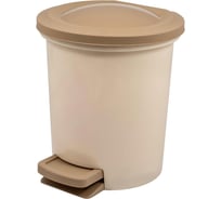 Контейнер для мусора с педалью Spin&Clean Vogue, 6 л, кофейный 249479