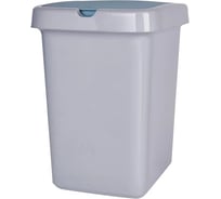 Контейнер для мусора Spin&Clean Step, 25 л, небесный 249488