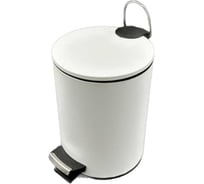 Ведро для мусора Joy Home 3л, белое 13845