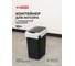 Контейнер для мусора Econova SMART BIN 10л, черный 435289813 2