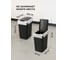 Контейнер для мусора Econova SMART BIN 10л, черный 435289813 3
