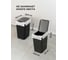 Контейнер для мусора Econova SMART BIN 25л, черный 435289913 3