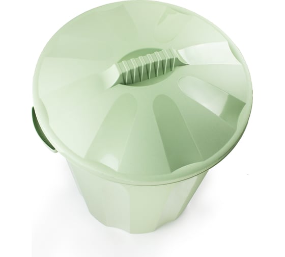 Бак для мусора Verde с крышкой, оливковый 34741