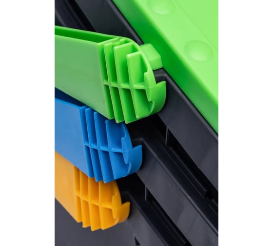 Комплект контейнеров для раздельного сбора ECOPLAST с плоской крышкой, 3x35 л ECP35