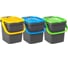 Комплект контейнеров для раздельного сбора ECOPLAST с плоской крышкой, 3x35 л ECP35 4