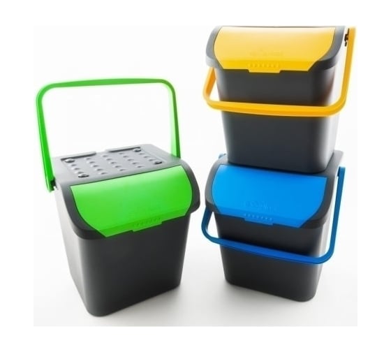 Комплект контейнеров для раздельного сбора ECOPLAST 3x30 л EC28
