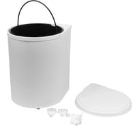 Ведро для мусора REJS Аutomat 270 белое пластмассовое TE22.1110.05.013