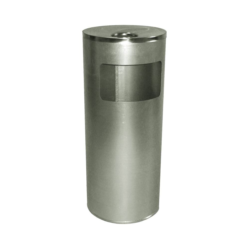 Мусорная урна Титан Мета д/б, с пепельницей, 300Н, алюминий ...