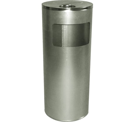 Мусорная урна Титан Мета д/б, с пепельницей, 300Н, алюминий 4607078087627