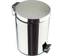 Ведро для мусора Delphinium Н103 8л, хром 101249