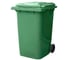 Контейнер Razak plast пластик, зелёный, R, 360 л., без логотипа, с крышкой, зелёная, на колёсах 1694497437808 1