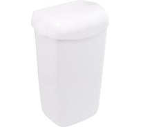Корзина для мусора Merida пластиковая, подвесная, с конусным отверстием, белая, 11 л KHB103