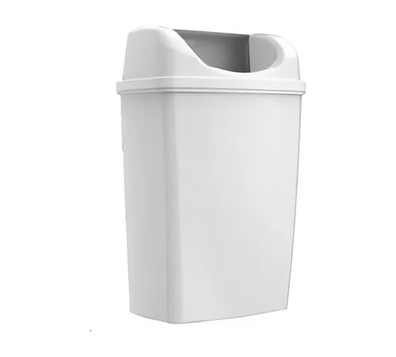 Корзина для мусора Merida пластиковая, подвесная, с конусным отверстием, белая, 50 л KEB102 1