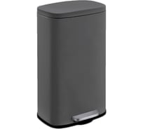 Ведро для мусора с микролифтом Delphinium FTC2122 5л, серый 101217