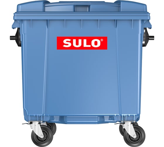Контейнер для мусора SULO синий, 1100 л 00-00025079