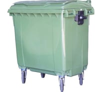 Мусорный контейнер Тара.ру полипропилен, 770 л, зелёный 21715