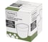 Настольное ведерко для мусора BoomHouse с микролифтом, 2.8 л, 155х135мм, белое 238899 10