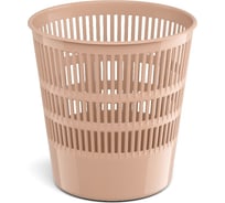 Сетчатая пластиковая корзина для бумаг ErichKrause Powder 12 л, розовый 55944