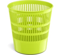 Сетчатая пластиковая корзина для бумаг ErichKrause Neon Solid 12 л, желтый 55952