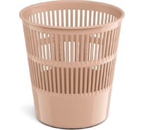 Сетчатая пластиковая корзина для бумаг ErichKrause Powder 9 л, розовый 55914