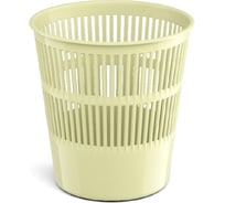 Сетчатая пластиковая корзина для бумаг ErichKrause Pastel 9 л, желтый 55928