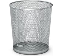 Сетчатая металлическая корзина для бумаг ErichKrause Compass Classic 12 л, серебряный 22516