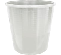 Пластиковая литая корзина для бумаг ErichKrause Classic 12 л, серый 3782