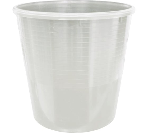 Пластиковая литая корзина для бумаг ErichKrause Classic 12 л, серый 3782